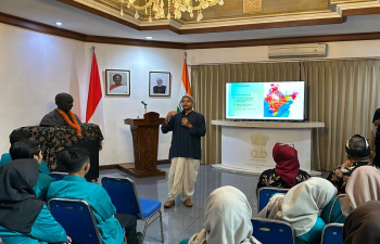 Talk on Culture - Visit by Wahid Hasyim Univ from Semarang